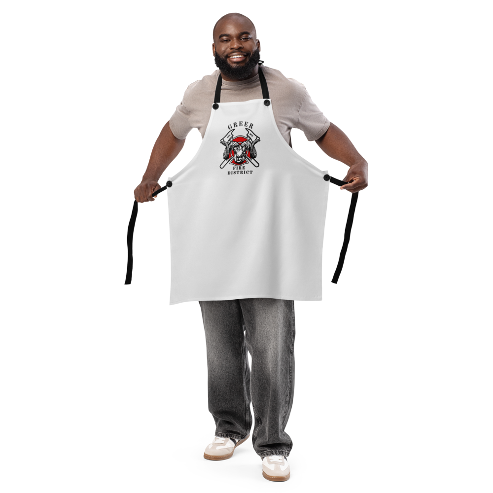 Greer Fire District BBQ and Bake Apron - Ram design